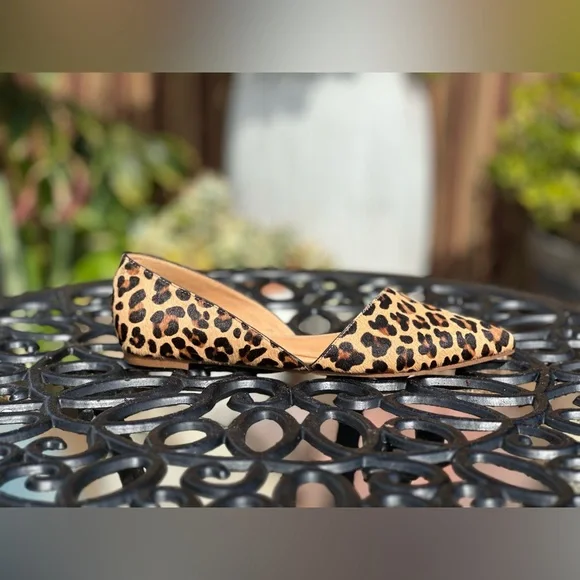 J. Crew —Calf Hair Leopard Print Flats - Picture 3 of 8